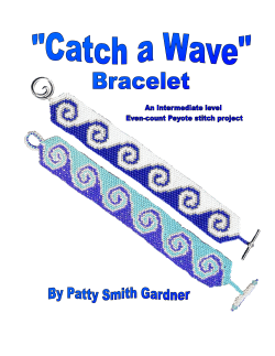 Catch A Wave Bracelet Directions and Chart - Mid