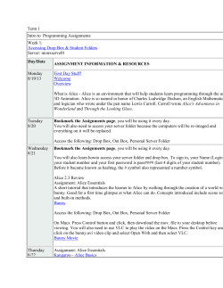 Bookmark the Assignments page