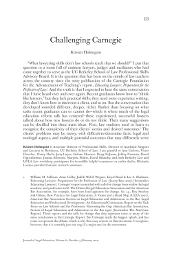 - Journal of Legal Education