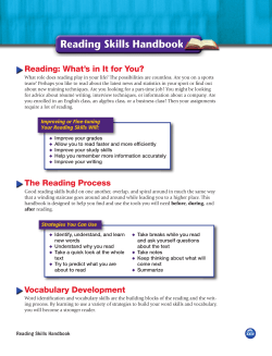 What`s in It for You?