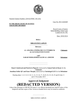 Amanda Stephanie Clutterbuck and Ian Scranton Paton -v