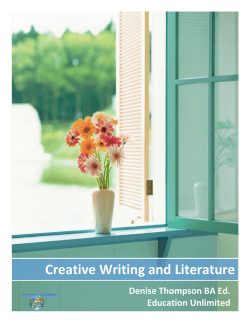 Creative Writing and Literature - Education Unlimited