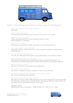 FAQs &ndash; Everything you need to know about The Big Blu!