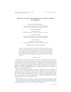 results of the enumeration of Costas arrays of order 29