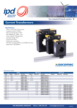Current Transformers