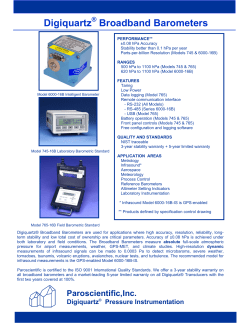 Broadband Barometers