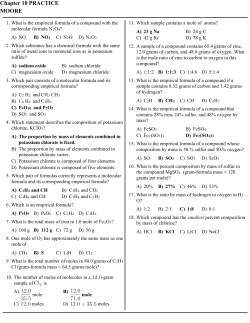 Chapter 10 PRACTICE MOORE
