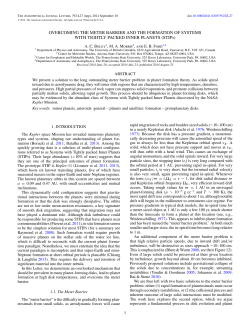 Overcoming the Meter Barrier and the Formation of