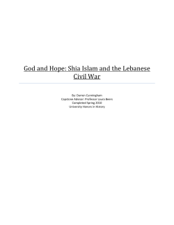 God and Hope: Shia Islam and the Lebanese Civil War