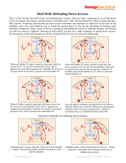 Shell Drill: Defending Down Screens