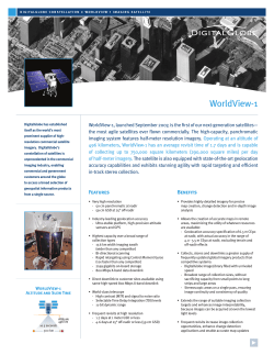 WorldView-1 - e-Geos