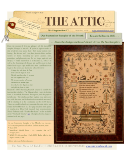 the attic - Attic Needlework