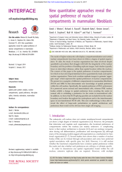New quantitative approaches reveal the spatial preference of