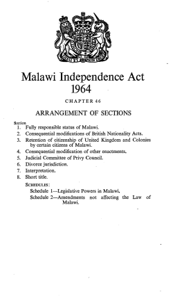 Malawi Independence Act