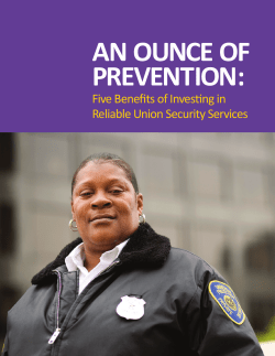 An Ounce Of PreventiOn