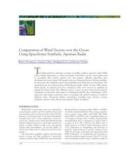 Computation of Wind Vectors over the Ocean