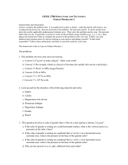 Stress Problems 1