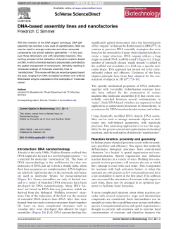 DNA-based assembly lines and nanofactories