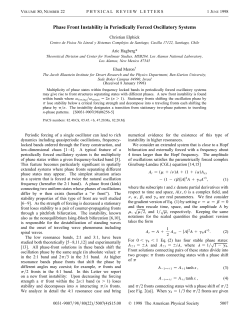Phase Front Instability in Periodically Forced