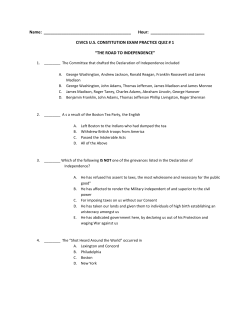 CIVICS US CONSTITUTION EXAM PRACTICE QUIZ