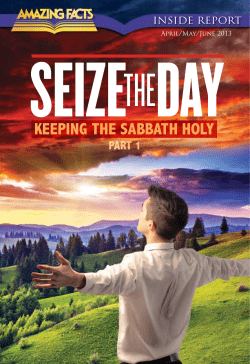 keeping the sabbath holy