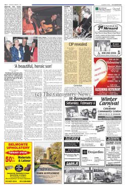 The Glengarry News - Township of North Glengarry
