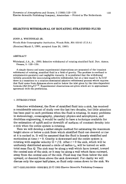 Dynamics of Atmospheres and Oceans, 5 (1980) 123-