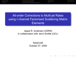 All-order Corrections to Multi-jet Rates using t
