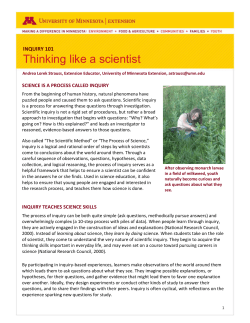 Inquiry-based Learning - 4