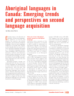 Aboriginal languages in Canada