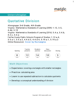 Quotative Division