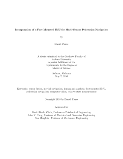 Incorporation of a Foot-Mounted IMU for Multi