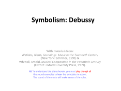 Symbolism: Debussy