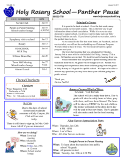 January 10, 2017 - Holy Rosary Catholic School, Idaho Falls