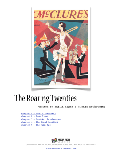 The Roaring Twenties - Media Rich Learning