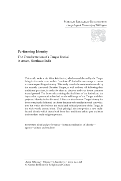 Performing Identity - Nanzan Institute for Religion and Culture