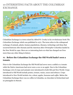 10 Interesting Facts About The Columbian Exchange | Learnodo