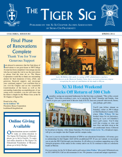 Thomas Scott - Xi Xi Chapter of Sigma Chi at the University of Missouri