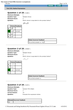 Question 1 of 25 ( 91869 ) Question 2 of 25 ( 295987 ) Question 3 of