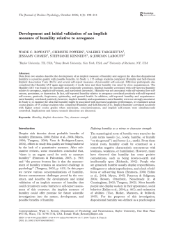 Development and initial validation of an implicit