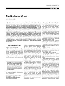 The Northwest Coast - Portland State University