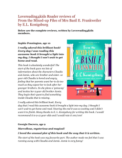 Lovereading4kids Reader reviews of From the Mixed