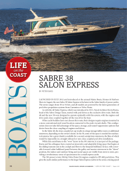 sabre 38 salon express life