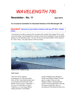 Newsletter No. 11 PDF - Wavelength Multihulls