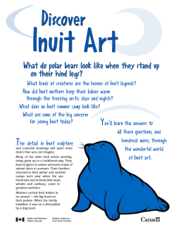 Discover Inuit Art - Information Sheet