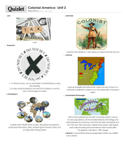 Print &rsaquo; Colonial America