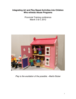 Art activities for abused children