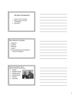 Life-Span Development