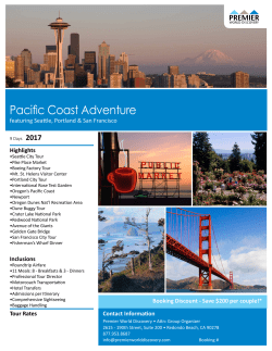 Pacific Coast Adventure - Premier World Discovery