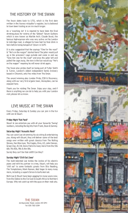 THE HISTORY OF THE SWAN LIVE MUSIC AT THE SWAN
